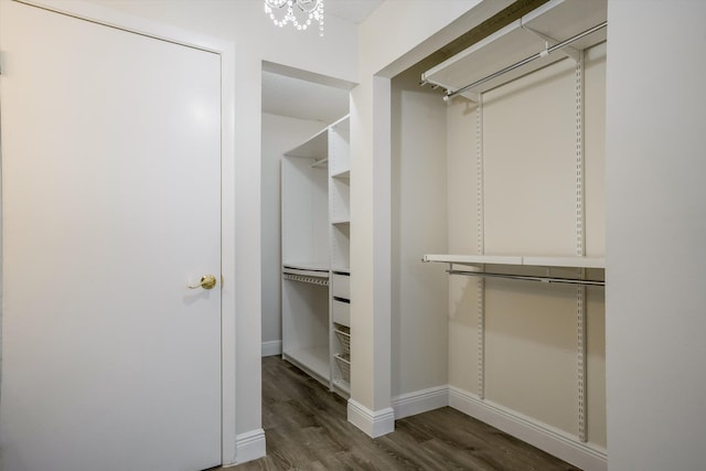 1673 Bay Rd Unit 206, Miami Beach, FL 33139 - spacious closet featuring wood finished floors