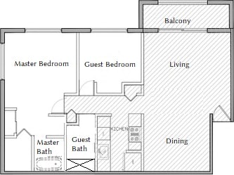 1673 Bay Rd Unit 206, Miami Beach, FL 33139 - home floor plan
