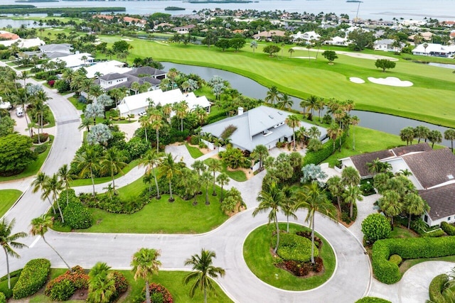 2150 SE Golfview Ln, Stuart, FL 34996 - aerial view of residential area featuring a large body of water and a golf course