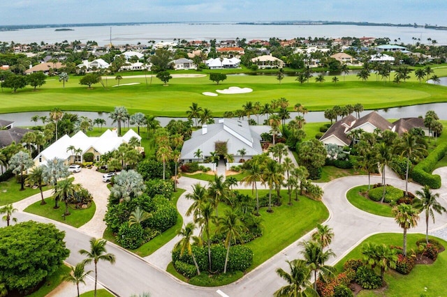 2150 SE Golfview Ln, Stuart, FL 34996 - aerial view of residential area featuring a large body of water and a local golf course