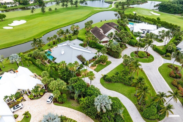 2150 SE Golfview Ln, Stuart, FL 34996 - aerial view of residential area with a nearby body of water and a golf club