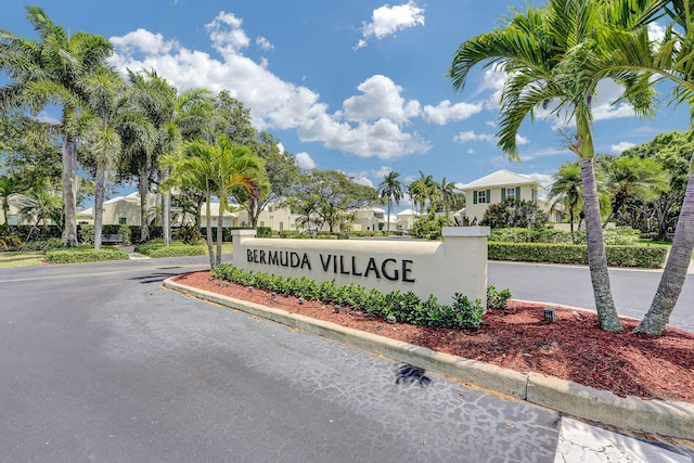 17233 Bermuda Village Dr, Boca Raton, FL 33487 - community sign with a residential view