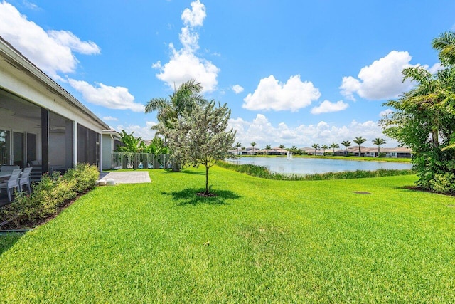 13487 Whistler Mountain Rd, Delray Beach, FL 33446 - view of yard featuring a water view