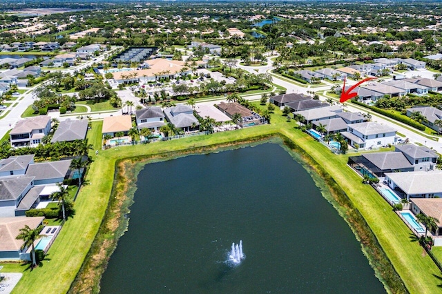 13487 Whistler Mountain Rd, Delray Beach, FL 33446 - aerial view of property's location featuring a nearby body of water and nearby suburban area