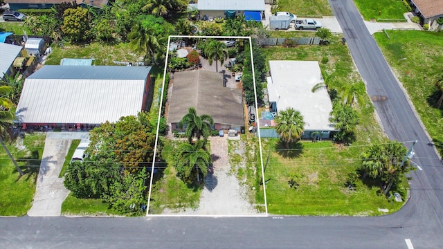 3044 SE Camino Ave, Stuart, FL 34997 - aerial view of property and surrounding area featuring property boundaries highlighted