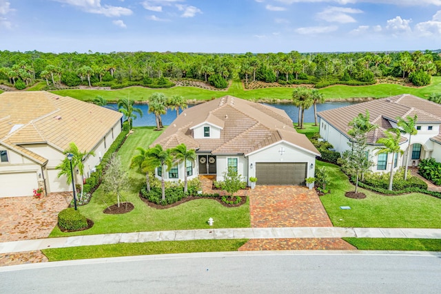 314 Sonoma Isles Cir, Jupiter, FL 33478 - aerial view of property and surrounding area with a large body of water