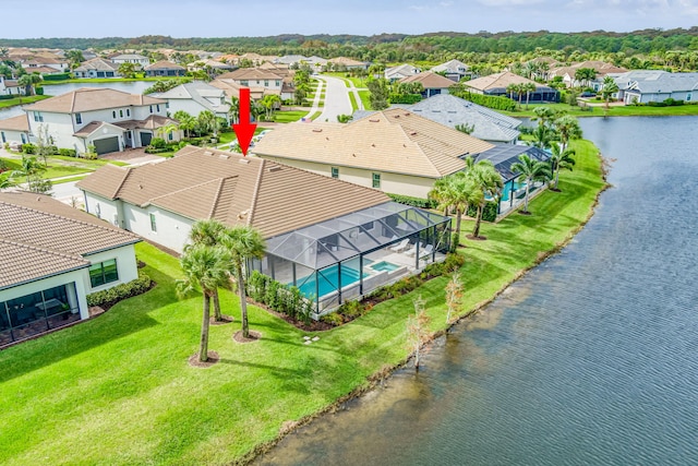 314 Sonoma Isles Cir, Jupiter, FL 33478 - aerial view of residential area with a nearby body of water