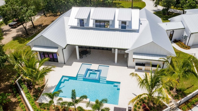 18072 127th Dr N, Jupiter, FL 33478 - aerial view of property and surrounding area with a pool area