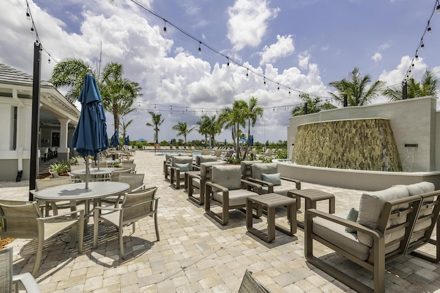10339 SW Tetian Dr, Port Saint Lucie, FL 34987 - view of patio / terrace featuring outdoor dining space