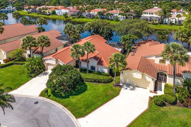 16703 Hidden Cove Dr, Jupiter, FL 33477 - aerial view of residential area with a large body of water