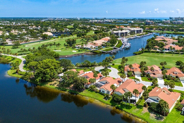 16703 Hidden Cove Dr, Jupiter, FL 33477 - drone / aerial view of a large body of water