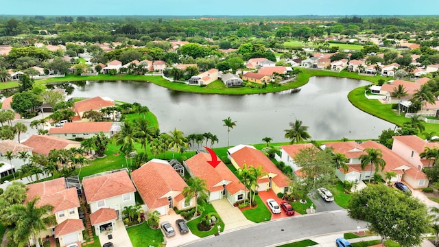 5630 Eagle Trace Ct, Lake Worth, FL 33463 - aerial perspective of suburban area with a large body of water