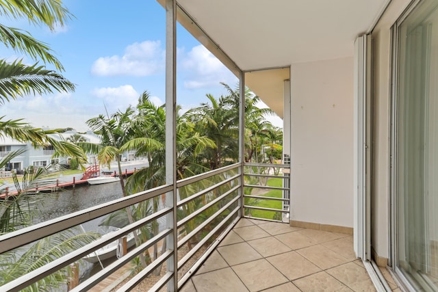 4500 N Federal Hwy Unit 367H, Lighthouse Point, FL 33064 - balcony with a water view