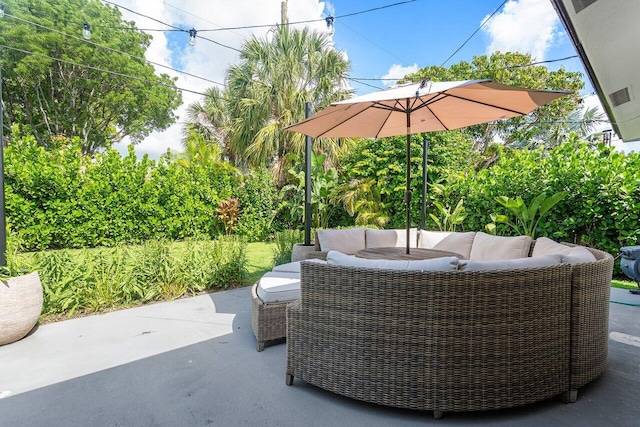 1701 N Ocean Breeze, Lake Worth Beach, FL 33460 - view of patio with an outdoor hangout area