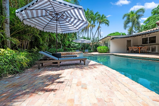 330 SE 7th Ave, Delray Beach, FL 33483 - outdoor pool featuring a patio