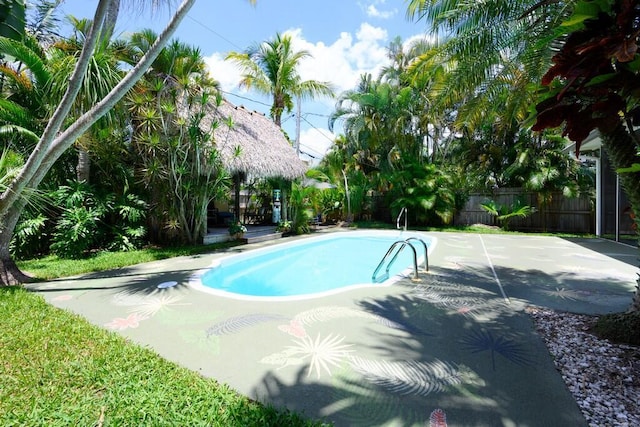 3725 SE Middle St, Stuart, FL 34997 - view of pool featuring a patio