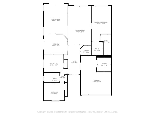 6815 NW 28th St, Margate, FL 33063 - floor plan / room layout