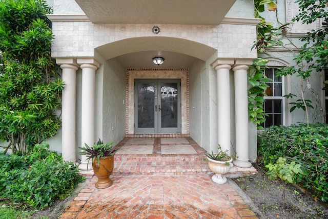 434 NW 7th Ave, Boca Raton, FL 33486 - entrance to property featuring french doors and stucco siding