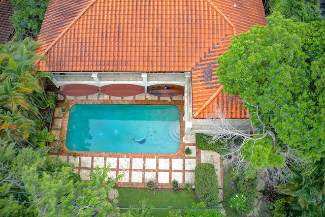 434 NW 7th Ave, Boca Raton, FL 33486 - aerial view of property and surrounding area with a pool area