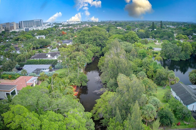 434 NW 7th Ave, Boca Raton, FL 33486 - aerial view of property and surrounding area with a nearby body of water