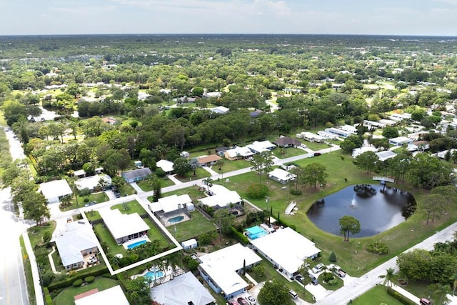 5333 SE Celestial Cir, Stuart, FL 34997 - aerial overview of property's location with a large body of water and nearby suburban area