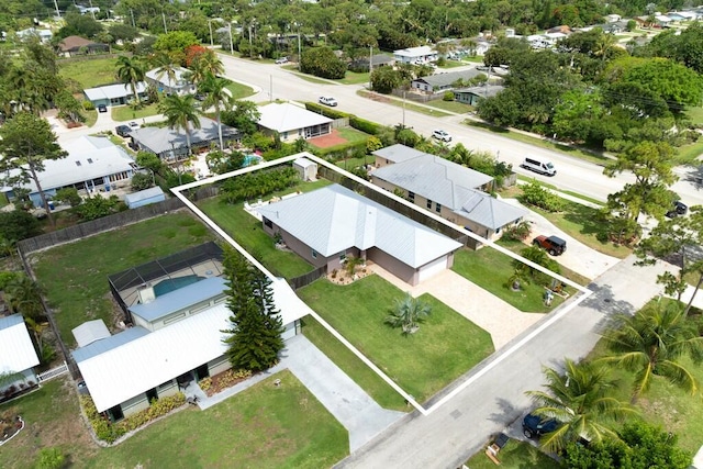 5333 SE Celestial Cir, Stuart, FL 34997 - aerial view of residential area with property boundaries highlighted