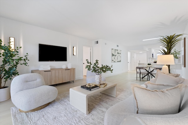 700 NE Harbour Ter Unit 3320, Boca Raton, FL 33431 - living area featuring light wood-type flooring