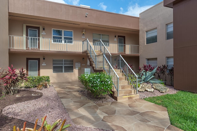 518 Burgundy K K, Delray Beach, FL 33484 - view of property with stairs