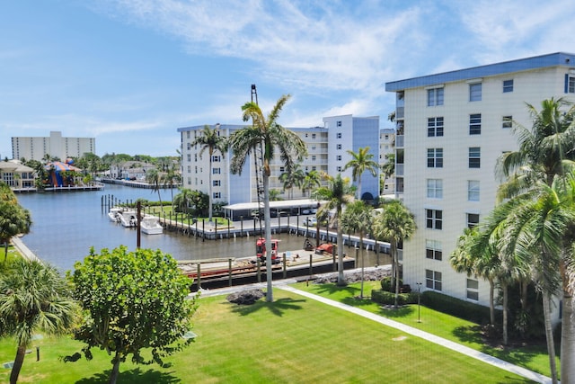 1 Harbourside Dr Unit 4506, Delray Beach, FL 33483 - view of apartment building / complex with a water view