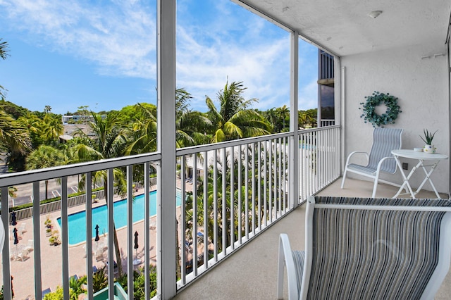 1 Harbourside Dr Unit 4506, Delray Beach, FL 33483 - balcony featuring view of pool area