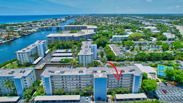 1 Harbourside Dr Unit 4506, Delray Beach, FL 33483 - bird's eye view of a large body of water and apartment complex / building