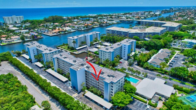 1 Harbourside Dr Unit 4506, Delray Beach, FL 33483 - view of urban area featuring a large body of water and apartment complex
