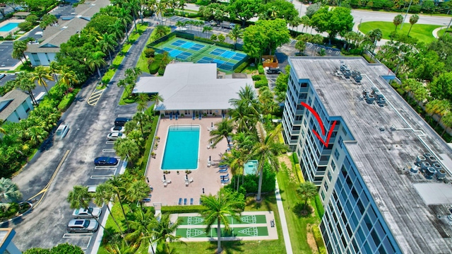 1 Harbourside Dr Unit 4506, Delray Beach, FL 33483 - bird's eye view of a pool