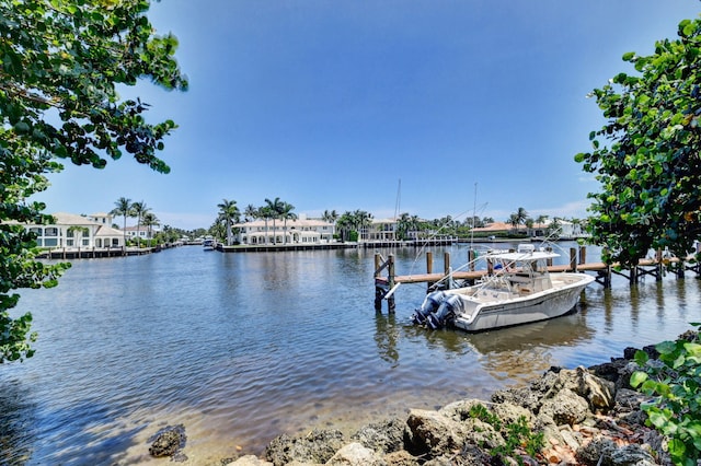 1 Harbourside Dr Unit 4506, Delray Beach, FL 33483 - dock area with a water view