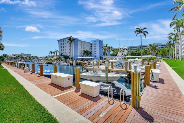 1 Harbourside Dr Unit 4506, Delray Beach, FL 33483 - dock featuring a water view