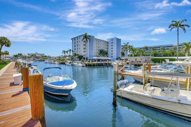 1 Harbourside Dr Unit 4506, Delray Beach, FL 33483 - dock with a water view