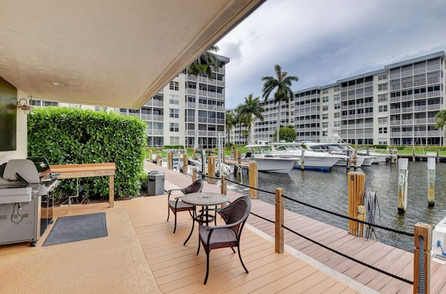 1 Harbourside Dr Unit 4506, Delray Beach, FL 33483 - dock featuring a water view