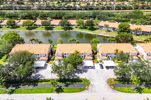 7685 Springwater Pl Unit 201, Boynton Beach, FL 33437 - aerial view of residential area with a nearby body of water