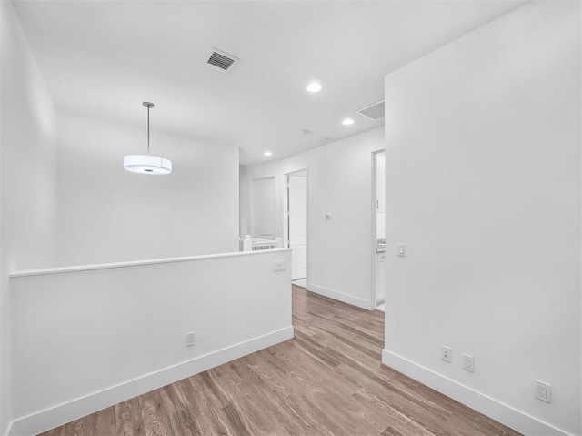 4829 Pointe Midtown Rd Unit 4829, Palm Beach Gardens, FL 33418 - empty room with baseboards, wood finished floors, and recessed lighting