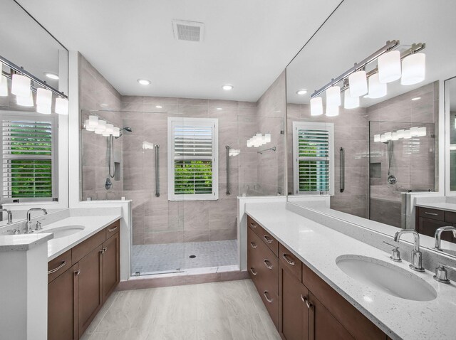 4829 Pointe Midtown Rd Unit 4829, Palm Beach Gardens, FL 33418 - full bath featuring a stall shower and two vanities