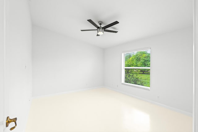 11356 Ira Ln, Lake Worth, FL 33449 - spare room with ceiling fan and baseboards