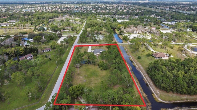 11356 Ira Ln, Lake Worth, FL 33449 - view of property location with property parcel outlined and a large body of water
