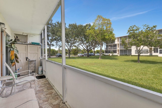 263 Preston Unit G, Boca Raton, FL 33434 - view of unfurnished sunroom