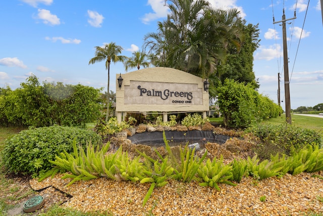 13623 Via Aurora Unit C, Delray Beach, FL 33484 - view of community sign
