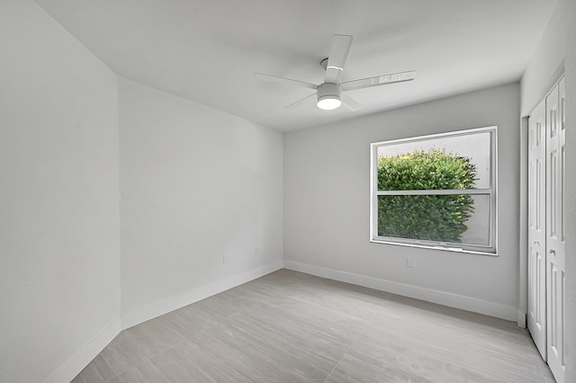 5365 NW 49th St, Coconut Creek, FL 33073 - unfurnished room with a ceiling fan and baseboards