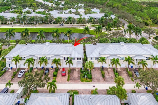 1463 N Jeaga Dr, Jupiter, FL 33458 - aerial view of residential area with a large body of water