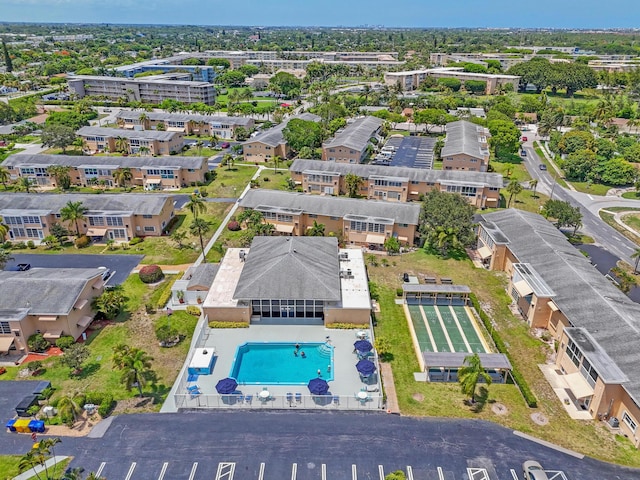 2121 NE 1st Ct Unit 202, Boynton Beach, FL 33435 - aerial view of a pool area