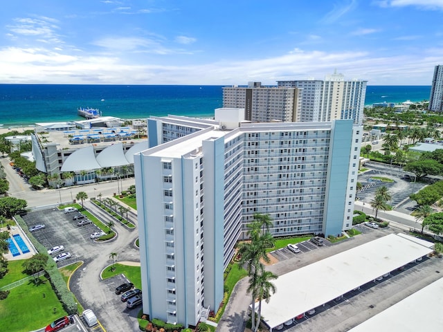 201 N Ocean Blvd Unit 1208, Pompano Beach, FL 33062 - view of urban area featuring a large body of water and apartment complex