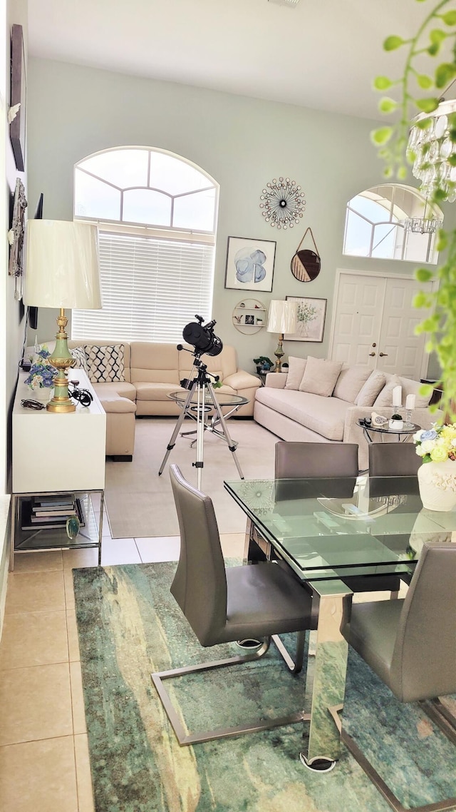 12484 Pleasant Green Way, Boynton Beach, FL 33437 - living area featuring tile patterned floors