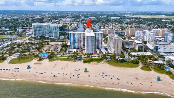 111 N N Pompano Beach Blvd Unit 411, Pompano Beach, FL 33062 - view of urban area featuring unending shoreline